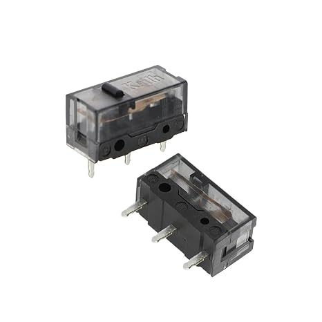 Computer Mouse Switch, 80 Million Clicks Life, Gold Contact, for Left/Right Button Replacement(5PCS)
