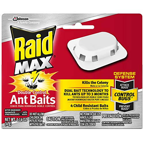 Raid Double Control Ant Baits, 4 CT Pack - 1, plain