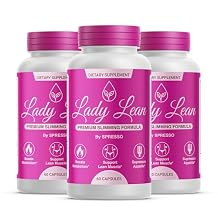 (3 Pack) LadyLean Capsules, Official Lady Lean Supplement Pills with Premium Ingredients, All Natural Formula to Support Active Lifestyle & Wellness, Advanced LadyLean for Reviews (180 Capsules)