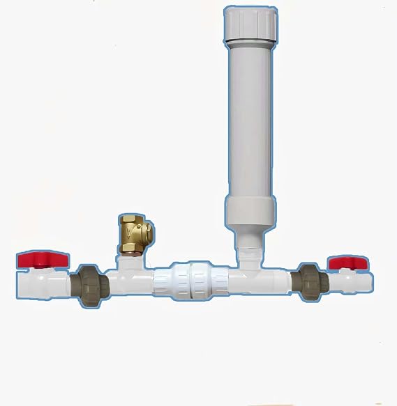 Hydraulic Ram Pump, No Power Required, water flow Use Only, Pump Water Without Fuel or Electricity (1/2(0.5)")