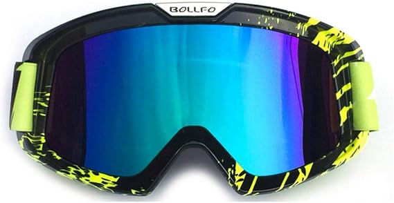 Motorcycle Goggles Motocross Glasses For Helmet Fog-proof Windproof Riding Bike UV Protection Sunglasses Mask for ATV Off Road Racing Motorbike Ski Snowboard Goggles