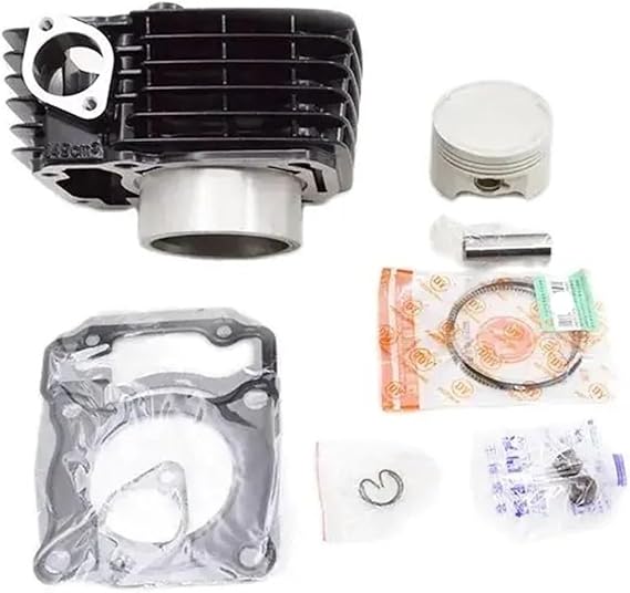 Har-ley Motorcycle Cylinder Kit Fit For Hon-da XR150 CBF150 XR CBF 150 150cc ENG-INE Spare Parts(Black)
