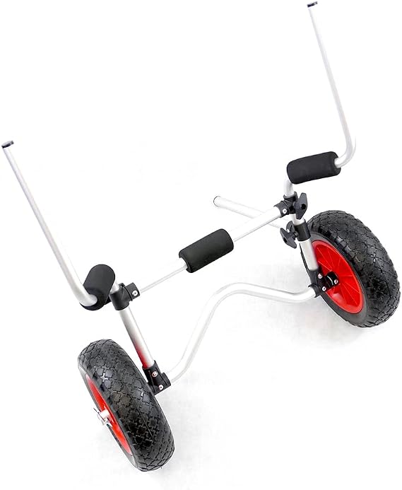 Kayak Cart for Sit on Tops, Airless Puncture Proof Tyres