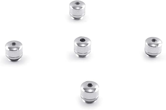 FreeMascot 5 Pcs Sky Patterns Heads Cap for Laser Pointer Light (Silver)