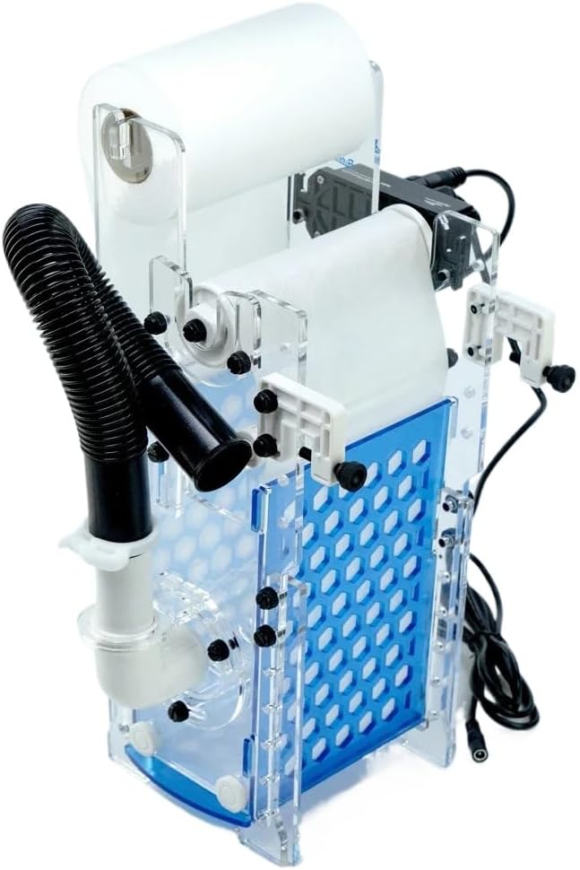 Meki Acua Bubble Magus ARF Elite 2025 New Version Automatic Roller Filter Aquarium Fish Tank Auto Fleece Sump Filtration System (ARF Elite M)