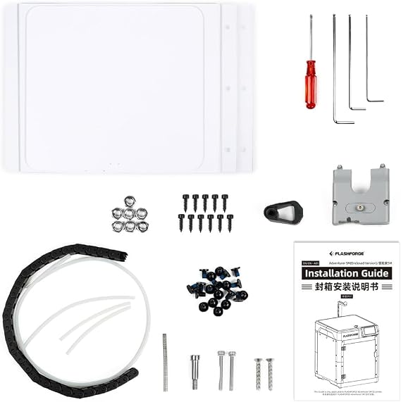 FLASHFORGE 3D Printer AD5M Enclosure, Create Your Style, Dustproof and Constant Temperature Protective Cover, Explore ABS/ASA/PC Filaments and Reduce Printing Noise