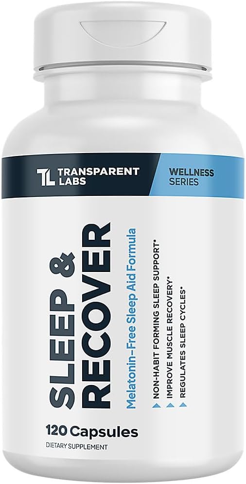 Transparent Labs Sleep & Recover a Melatonin Free (120 Capsules)