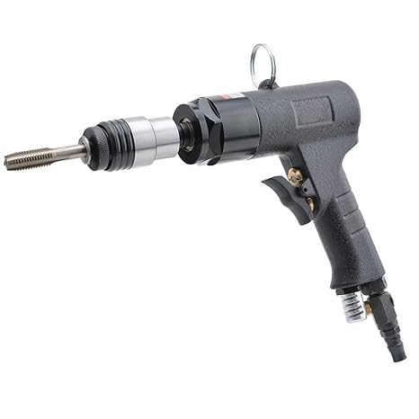 MXBAOHENG Pneumatic Tapping Machine M3-M12, 750RPM, 1.55kg, Black, 1pc