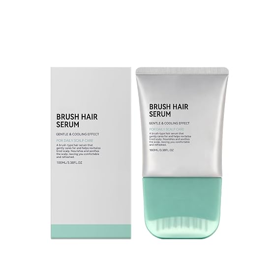 Scalp Massage Soothing Serum, Gentle Scalp Care, Lightweight Texture, Easy Absorption, Comfort Enhancing