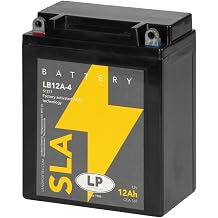 Landport Battery MS LB12A-4 12V 12Ah 135 x 80 x 160 mm Compatible with Honda CB 1100 250 350 400 450 500 Kawasaki GPZ 550 Z 400 Yamaha XJ 550 650 XS 400