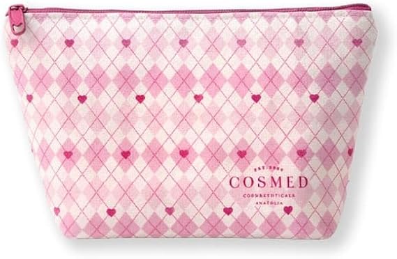 Cosmed Pembe Kalpli Makyaj Çantası