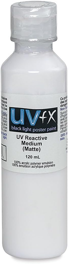 Black Light Medium 120Ml Matte, White,