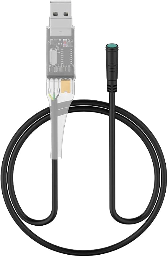 BAFANG USB Programming Cable 8fun BBS01 BBS01B BBS02 BBS02B BBSHD Mid Drive Bicycle Motor/Center Electric Bike Engine Programmed Cable 100CM
