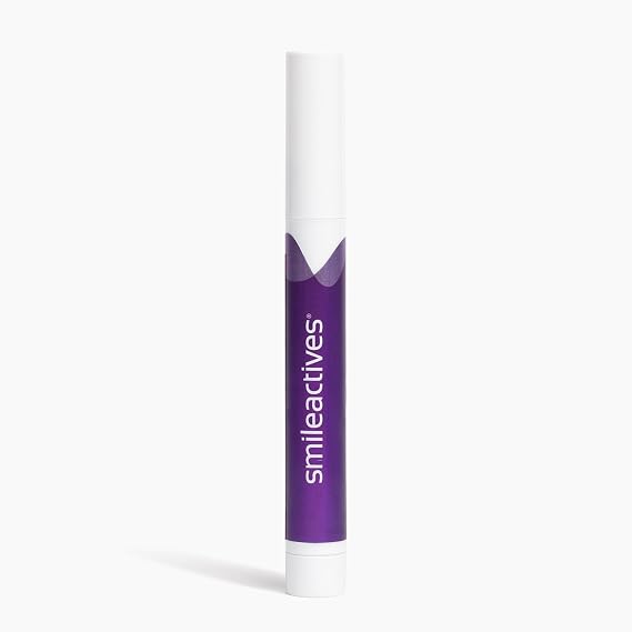 Smileactives Teeth Whitening Pen, Stain Remover Gel, Ultramint Flavor, 1-Pk | Precision Brush-Tip Applicator, Dental-Grade Formula, Travel-Ready Design