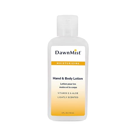 Dukal HL3343 Dawn Mist Hand and Body Lotion with Dispensing Cap, 4 oz. Bottle, Pack of 96