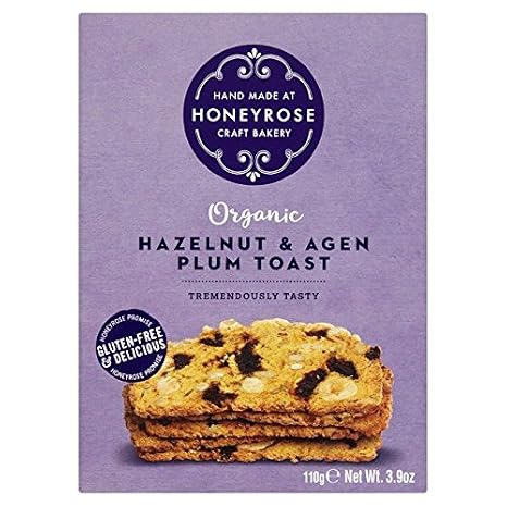 Honeyrose Hazelnut & Agen Plum Toast - 110g (0.24lbs)