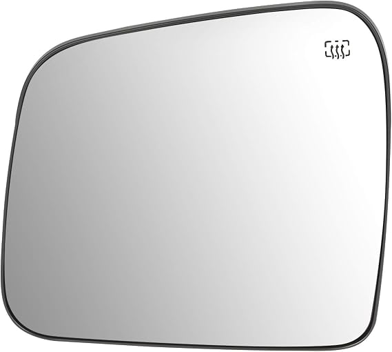 Auto Dynasty 68092051AB OE Style Driver/Left Side Mirror Glass w/Heated Compatible with Dodge Durango Jeep Grand Cherokee 11-19
