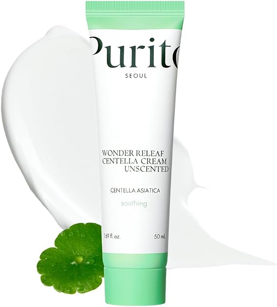 PURITO Centella Unscented Cream for Sensitive Skin, 50ml