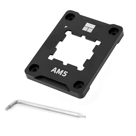 Thermalright AM5 Secure Frame Black V2 CPU Holder, Corrective Anti-Bending Fixing Frame, Full-Fit Fixed Non-Marking Mounter, AM5 Secure Frame, CPU Cooler Standard