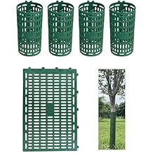 Tree Trunk Protectors Tree Bark Protectors - 4Pcs Splicable Tree Trunk Protector Guard Breathable Tree Protectors for Wildlife Protection