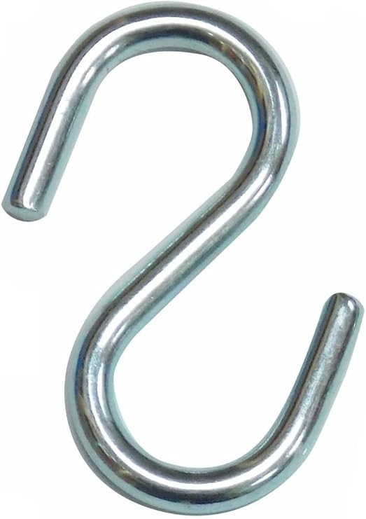 Large S Hooks - 3/4" X 1 3/4" - 10 Pack