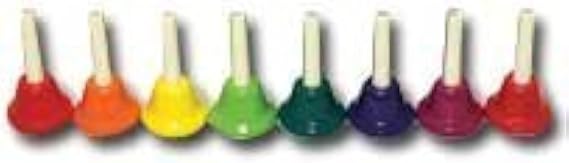 RHYTHM BAND Chroma-Notes 8-Note Diatonic Handbell Set - C Major