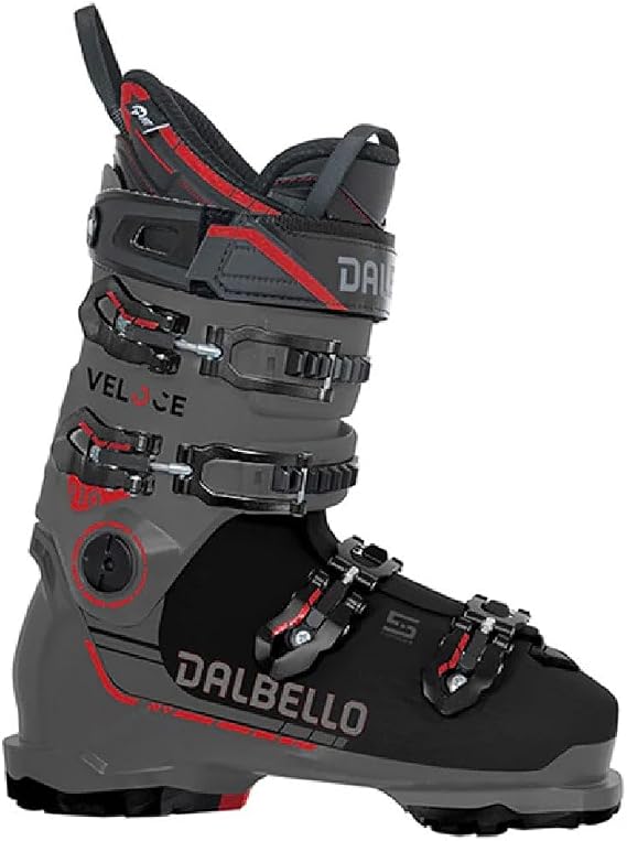 Dalbello Veloce 110 MV Ski Boots 2025 Black/Dove Grey 28.5