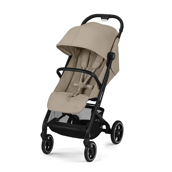 Cybex Beezy 2 Compact and Lightweight Travel Stroller - Almond Beige