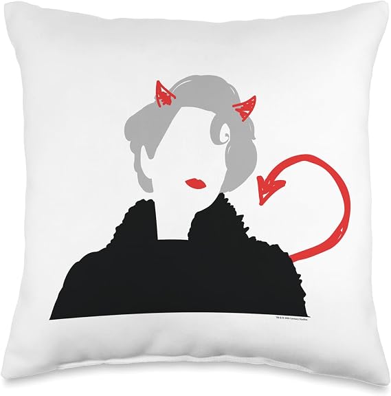 The Devil Wears Prada Miranda Priestly Devil Scribble Icon Throw Pillow