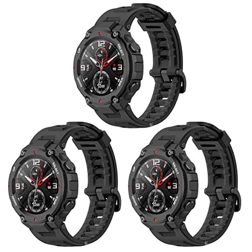TenCloud 3Pack T-Rex Pro Band Compatible with Amazfit T-Rex Pro Bands Smartwatch Accessory