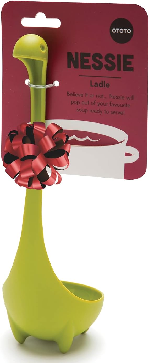OTOTO The Original Nessie Ladle - Soup Ladle, Cute Gifts, Funny Kitchen Gadgets, Loch Ness design, Cooking Gifts for Mom - Cute and Practical Kitchen Utensils - Unique Gifts for Women, Mothers Day