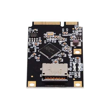 chenyang MINI PCI-E Riser Card Adapter,MINI PCI-E to Oculink SFF-8612 SATA Hard Drive Expansion Card Adapter