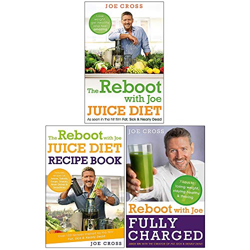 The Reboot with Joe 3 Books Collection Set by Joe Cross The Reboot with Joe Juice Diet, Juice Diet Recipe Book, Fully Charged Paperback January 1, 2019