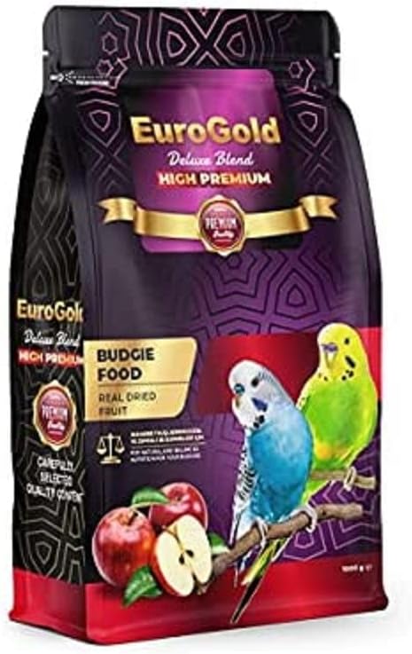 EuroGold Deluxe Blend Real Apple Premium Budgie Food, 1 Kg
