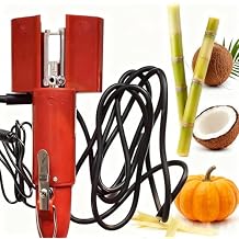 FIUZA Automatic Sugarcane Scraping Machine, 120W Electric Sugar Cane Peeler, Pure Copper Motor, efficient and Fast Tare Removal, for Sugarcane, Coconut, Pumpkin, Winter Melon, etc.
