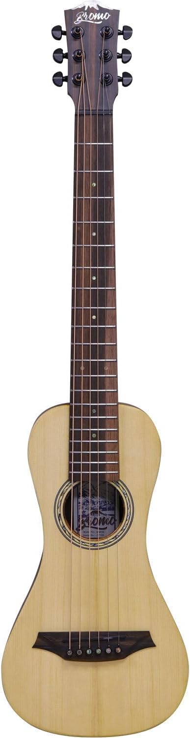 Bromo BAR3E Electric Mini Acoustic Guitar Travel Guitar Electric Acoustic Acoustic Acoustic Guitar All Veneer ROCKY SERIES