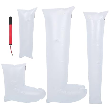 Yosoo Air Splint Inflatable Splint Support Fracture Injury Ankle Leg Arm Fracture Stabilizer Waterproof Foot Cast Protector, Pvc Adult Leg Cast for Shower Bath Support Brace, #711