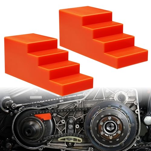 Primary Drive Locking Tools 2pcs Motorcycle Transmissions Chains Locking Tool Universal, Perfect for All Big Twin and XL, Orange