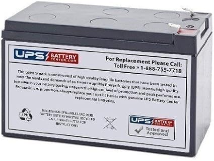 12V 7AH Sealed Lead Acid (SLA) Battery Replacement for GP1272 F2 GP 1272