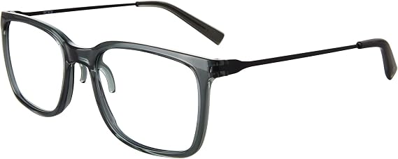 TUMI - VTU803 Unisex Reading Glasses - Blue Light Blocking Eyeglasses for Men & Women - Stylish Rectangle Shape Eyewear - +2.00-53mm - Teal Crystal