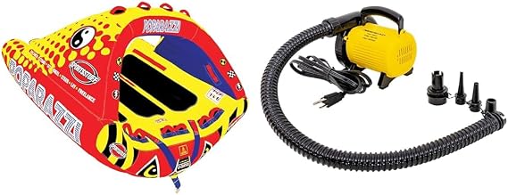 SPORTSSTUFF 1-3 Rider Towable Tube and Airhead 120V Air Pump Bundle