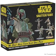 Star Wars Shatterpoint We Don't Need Their Scum Squad Pack - Tabletop Miniatures Game, Strategy Game for Kids and Adults, Ages 14+, 2 Players, 90 Minute Playtime, Made by Atomic Mass Games