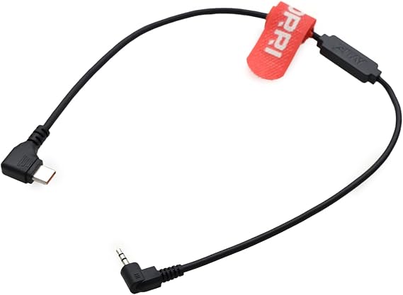 Remote Control Cable Type-C to 2.5mm Lanc for DJI Ronin SC, RSC2, RS2, RS3 RS3Pro RS4Pro Stabilizer Focus Pro Grip to Sonys FX6 FX9 FS5II FS7II Canon C80