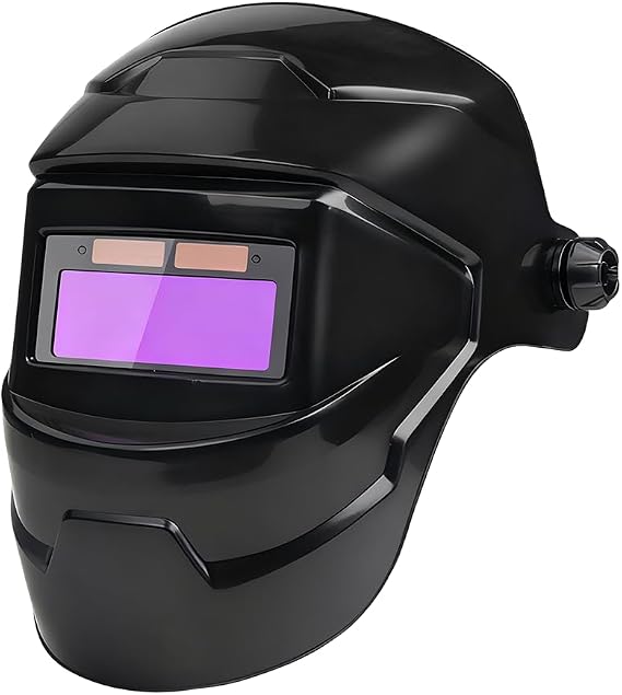 Welding Mask Auto Darkening, SGZIOO Solar Powered Welding Helmet, Electrical welding Helmet Mask with 10 Protective Plates, Shade Range 6-13, for TIG MIG ARC Grinding