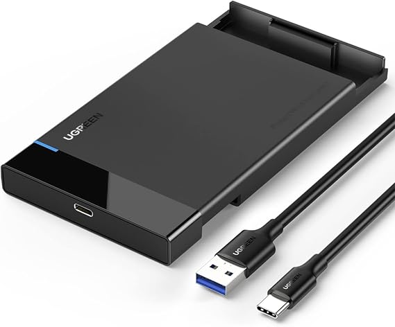 UGREEN USB 3.1 Gen 2 Tip C Muhafaza 2,5 İnç Sabit Sürücü 6TB 6Gbps Windows Mac OS Linux ile Uyumlu