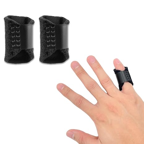 LICQIC Finger Splint, Finger Support, Finger Brace Splint, 2 Pcs Pinky Finger Splint