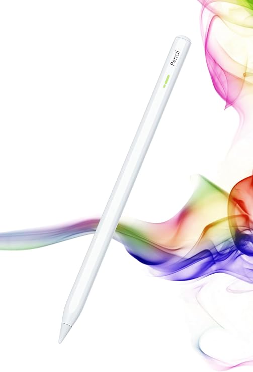 iPad 10.2 inç 8. Nesil Uyumlu Manyetik ve Kablosuz Şarj Özellikli 2. Nesil Bluetooth Tablet Kalemi