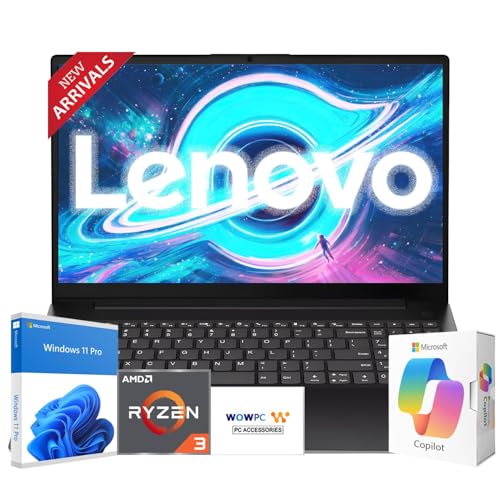 Lenovo New Version Business and Student V15 Laptop, Ryzen 3 7000-SeriesOutperforms Intel i5-1235U, 16GB RAM, 1TB SSD, 15.6 FHD Display, Ultra Quiet Design, 14.5-Hour Battery Life, Windows 11 Pro