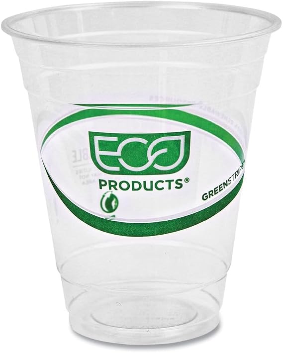 GreenStripe Renewable & Compostable Cold Cups - 12oz.