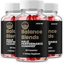 (3 Pack) Balance Blends Gummies Advanced Balance Blends Gummy Formula Premium All Natural Ingredients Maximum Strength, Daily BalanceBlends Support for Health and Wellness, 180 Gummies for 3 Months